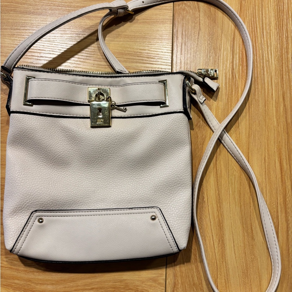 Juicy Couture Beige Stone Crossbody Bag